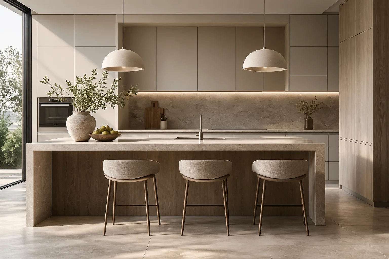 Completed DiVARAS kitchen project in Cyprus